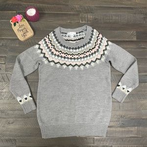 Motherhood Maternity gray sweater size small